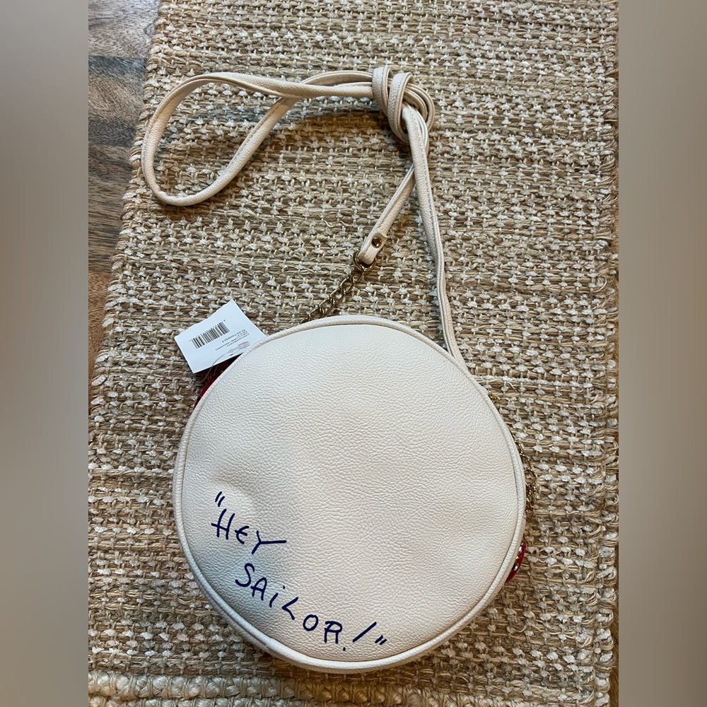 Betsey Johnson Nautical Themed Round Crossbody Bag - Picture 2 of 7